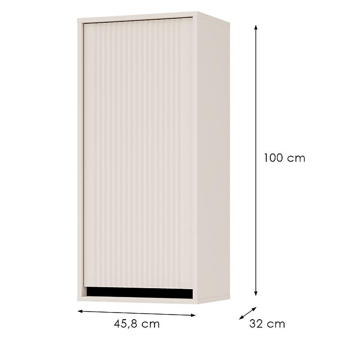 36LW+SYS OSAKA 501 SZAFKA WISZĄCA 1F BEŻ PIASKOWY