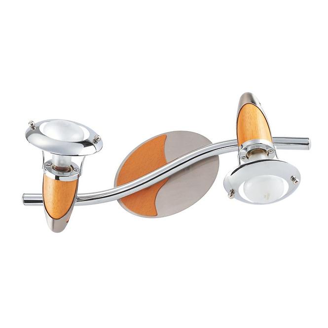 Leuchte R5026b-2s Satin-Chrom