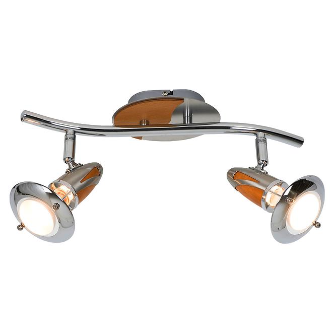 Leuchte R5026b-2s Satin-Chrom