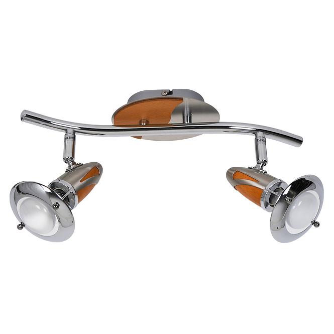 Leuchte R5026b-2s Satin-Chrom