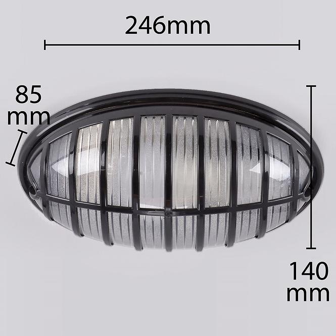 Deckenleuchte Aqua wall fixture schwarz