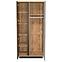 Kleiderschrank 2D Santi 6 Wotan Eiche/Schwarz/Weiß,4