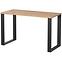 Schreibtisch Sierra Typ 6 Eiche Artisan/Schwarz