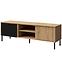 TV-Schrank Mia 6 alte Eiche/schwarz