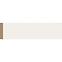 Sockelleiste MDF Classic 80 weiße halbmatt 2,2m