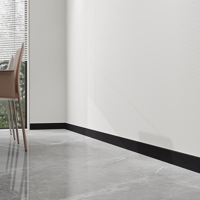 Sockelleiste Parquet Mercado Premium 80 schwarz halbmatt 2.2m,2
