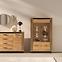 Kommode Urso 06 eiche craft gold/schwarz,6