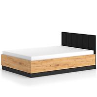 Bett mit Aufzug Urso 1401 eiche craft gold/schwarz