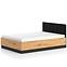 Bett mit Aufzug Urso 1401 eiche craft gold/schwarz
