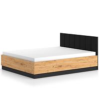 Bett Urso 1402 eiche craft gold/schwarz