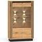 Vitrine Urso 05 eiche craft gold/schwarz