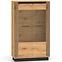 Vitrine Urso 05 eiche craft gold/schwarz,2