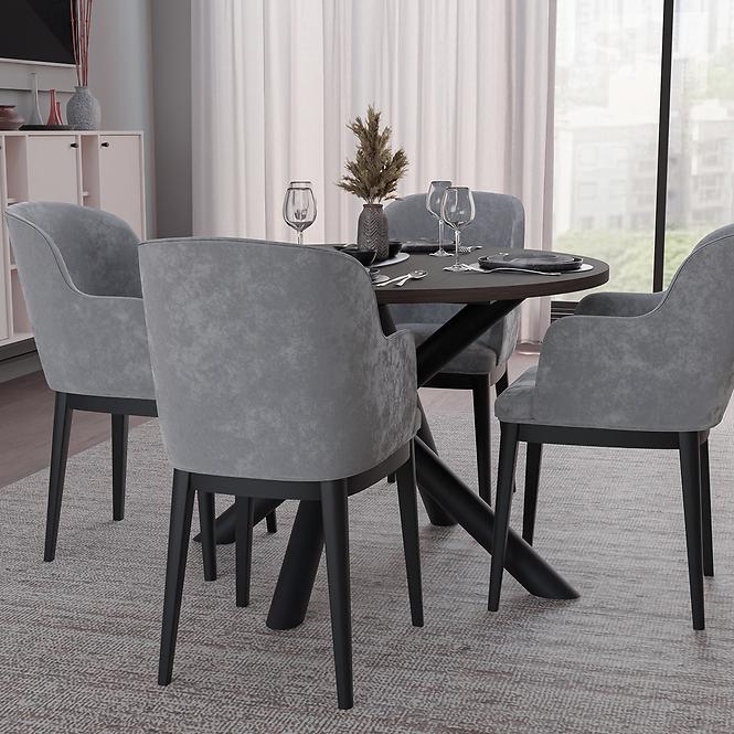 Tisch Oslo 110 cm Wisconsin-Walnuss,4