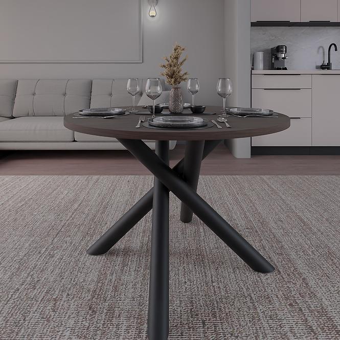 Tisch Oslo 110 cm Wisconsin-Walnuss,8