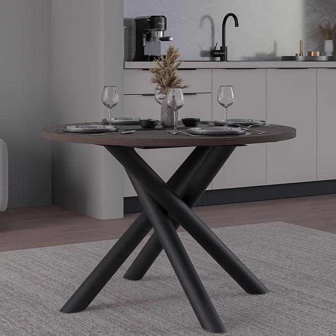 Tisch Oslo 110 cm Wisconsin-Walnuss,9