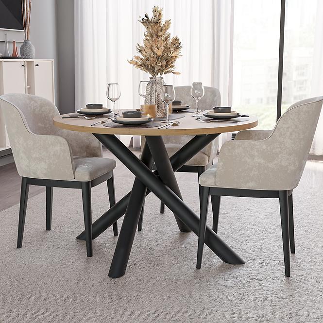 Tisch Oslo 110 cm Eiche artisan,5
