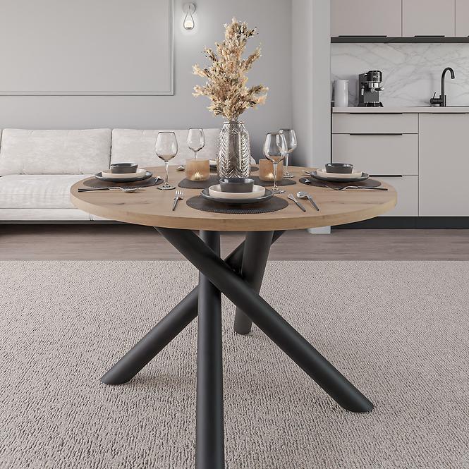 Tisch Oslo 110 cm Eiche artisan,8