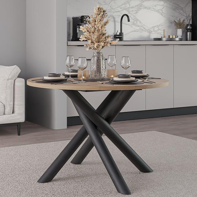 Tisch Oslo 110 cm Eiche artisan,9