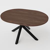 Tisch Oslo 138x100 cm Wisconsin-Walnuss