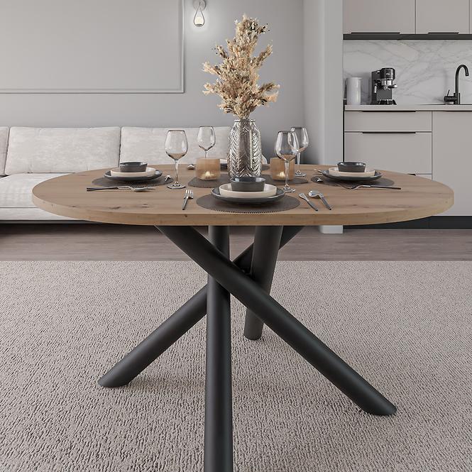 Tisch Oslo 138x100 cm Eiche artisan,7