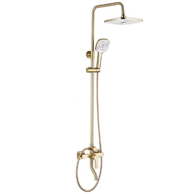 Duschset Rea Argus gebürstetes Gold