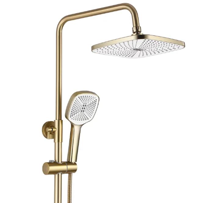 Duschset Rea Argus gebürstetes Gold