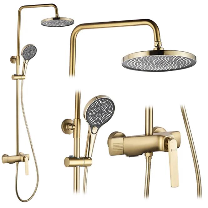Duschset Rea Rebel Gebürstetes Gold