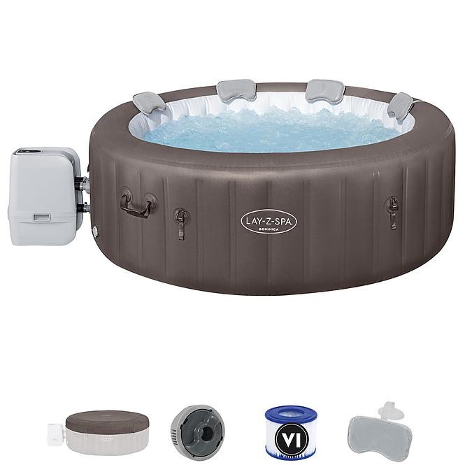 Schwimmbad mit Hydromassage Spa 1,96x0,71m Dominica 6001S