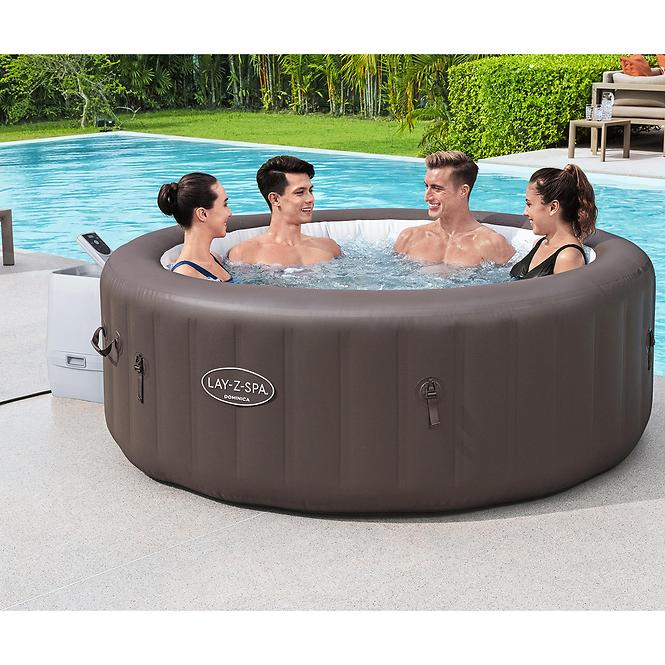 Schwimmbad mit Hydromassage Spa 1,96x0,71m Dominica 6001S