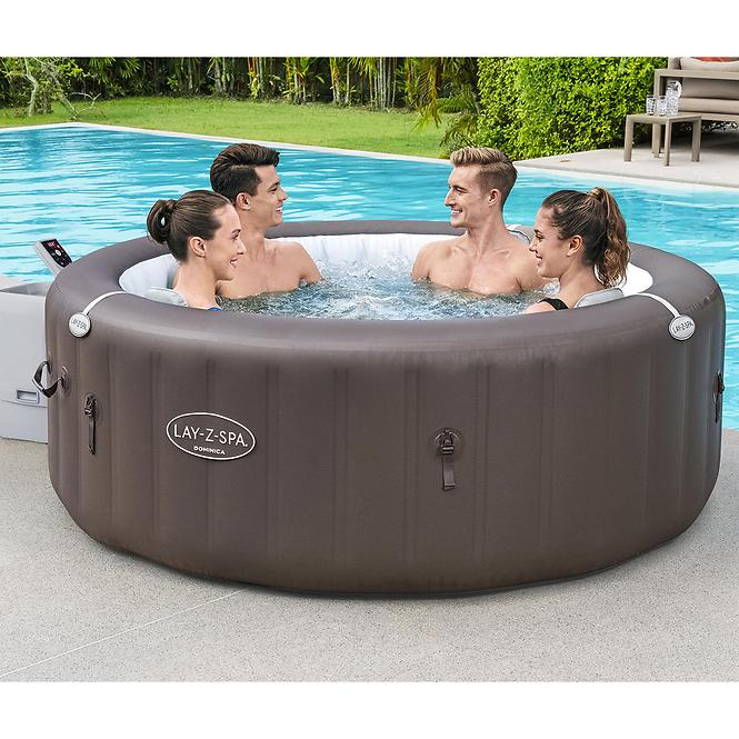 Schwimmbad mit Hydromassage Spa 1,96x0,71m Dominica 6001S
