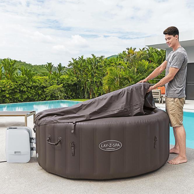Schwimmbad mit Hydromassage Spa 1,96x0,71m Dominica 6001S