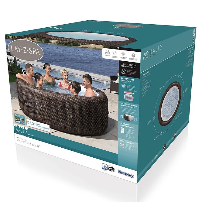 Whirlpool spa 2.16x0.71m Bali 6001P,6