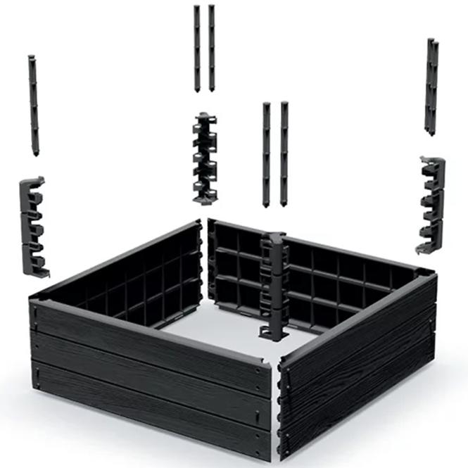 Hochbeet Anthrazit 75,6cm IBWS-S433