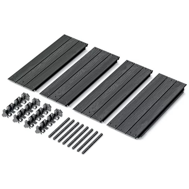 Hochbeet Anthrazit 75,6cm IBWS-S433