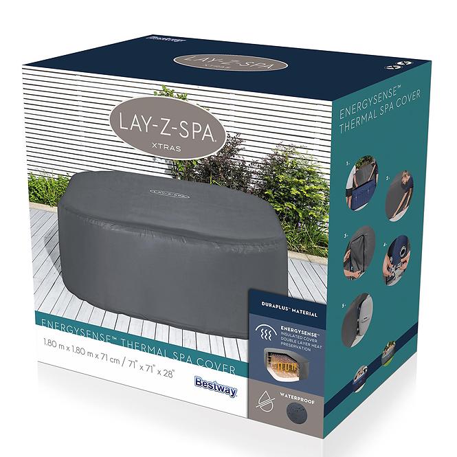 Thermoabdeckung für Whirlpool 1,8x1,8x0,71 m 60319 ,8