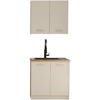 Küchenzeile Eko White 80cm ohne Tischplatte