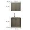 Küchenzeile Stilo dustgrey/weiß 80cm ohne Tischplatte,3