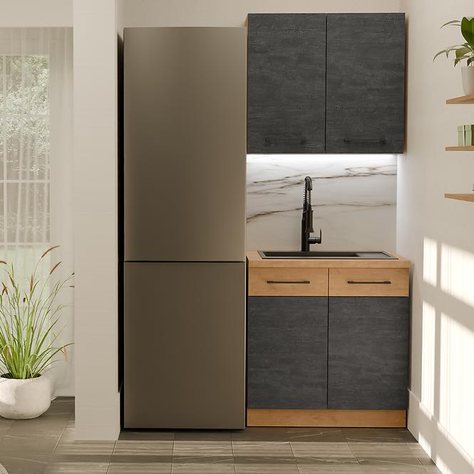 Küchenzeile Vigo Dark 80cm ohne Tischplatte