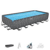 Rechteckiger Pool  APX 7.32x3.66x1.32m 561KG