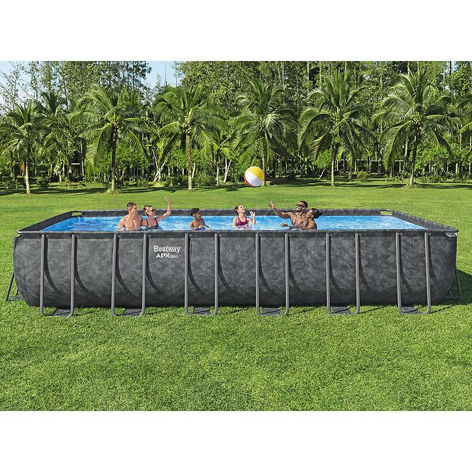 Rechteckiger Pool  APX 7.32x3.66x1.32m 561KG
