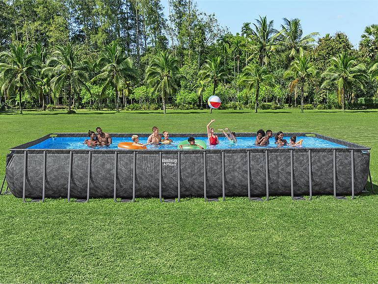 Rechteckiger Pool  APX 9.56x4.88x1.32m 561KJ