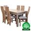 Esszimmer Set Adek 1+6 eiche trüffel