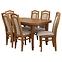 Esszimmer Set Pawel 1+6 st667 I Rustikal kr755 br232 Ekf Capucino,2