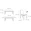 Esszimmer Set Pawel 1+6 st667 I Rustikal kr755 br232 Ekf Capucino,3