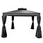 Gartenpavillon Porto 3x4x2.7m Graphit