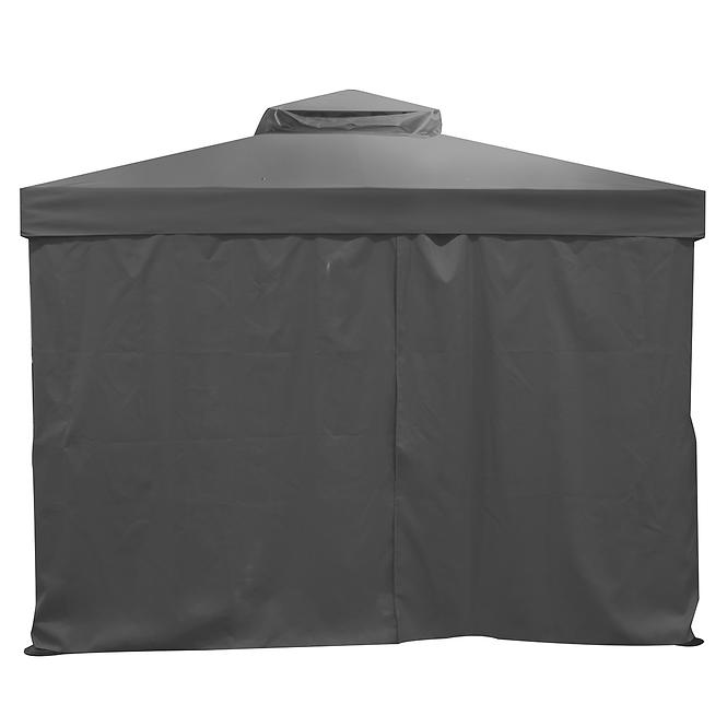 Gartenpavillon Porto 3x4x2.7m Graphit