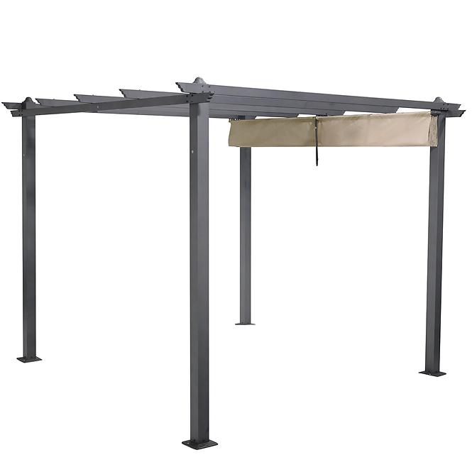 Gartenpavillon Pescara / pergola 3x3x2.35m Beige