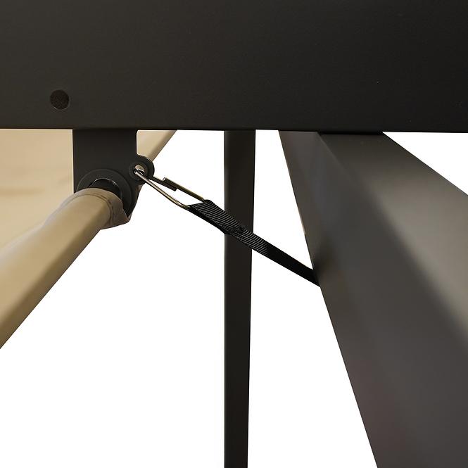 Gartenpavillon / pergola Pescara 3x4x2.35m Beige