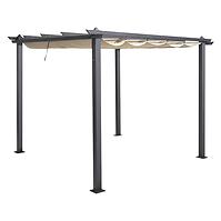 Gartenpavillon / pergola Pescara 3x4x2.35m Beige