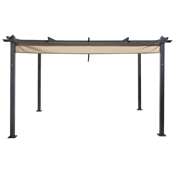 Gartenpavillon / pergola Pescara 3x4x2.35m Beige